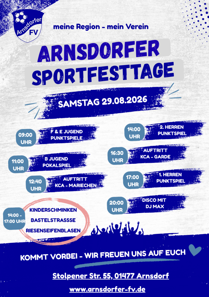 Arnsdorfer Festtage Samstag