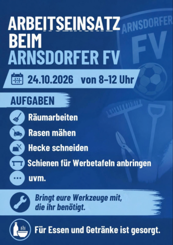 Mehr über den Artikel erfahren Arbeitseinsatz